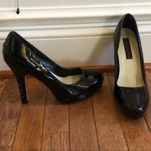 Steven by Steve Madden black leather heels 9.5
